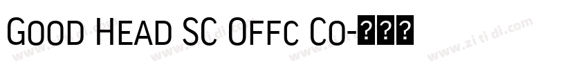 Good Head SC Offc Co字体转换